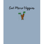 carrots, Eat More Veggies t-shirts