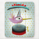 Carrousel faery secret merry go round bird music M mousepads