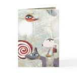 Carrousel Snow Christmas Card by Rupydetequila Carrousel Snow Christmas Card