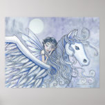 Carry Me Away Fairy Pegasus Poster posters