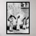 Carrying Ivory Tusks in Kenya 1902 posters