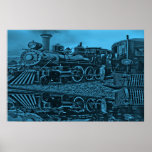 Carson City Railroad Blues Posters