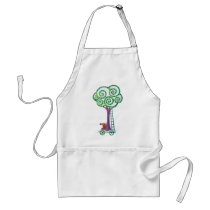 Cart with Magical Tree aprons by colonelle Cart with Magical Tree aprons