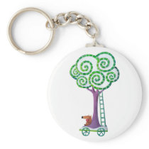 Cart with Magical Tree keychains by colonelle Cart with Magical Tree keychains