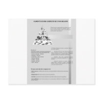 cartaz pirâmide nutricional da nutriçao cartão postal