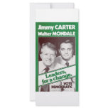 Carter - Mondale Rack Card Design