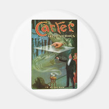 Carter The Mysterious ~  Vintage Magic Act Refrigerator Magnets