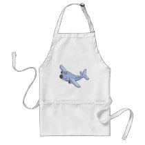 Cartoon aeroplane apron