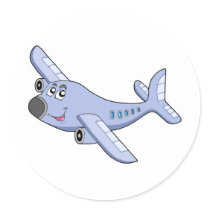 Cartoon aeroplane
