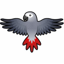 Cartoon African Grey / Amazon / Parrot