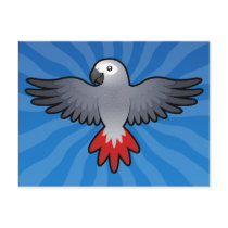 Cartoon African Grey / Amazon / Parrot