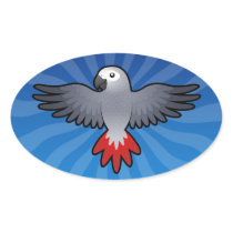 Cartoon African Grey / Amazon / Parrot