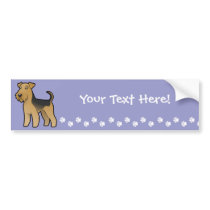 Cartoon Airedale Terrier / Welsh Terrier