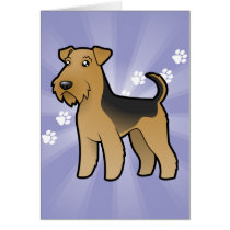 Cartoon Airedale Terrier / Welsh Terrier
