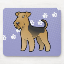 Cartoon Airedale Terrier / Welsh Terrier