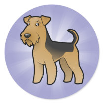 Cartoon Airedale Terrier / Welsh Terrier