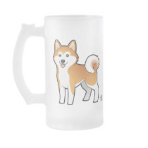 Cartoon Akita Inu / Shiba Inu Coffee Mugs