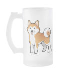 Cartoon Akita Inu / Shiba Inu mugs