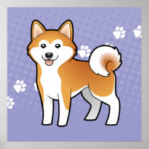 Cartoon Akita Inu / Shiba Inu