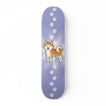 Cartoon Akita Inu / Shiba Inu skateboards