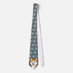 Cartoon Akita Inu / Shiba Inu ties