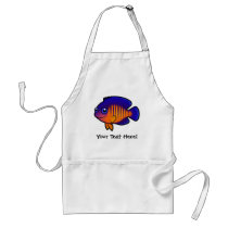 Cartoon Angelfish 1 Apron