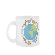 Cartoon Animals of the World Mug