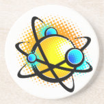 Cartoon Atom Drink Coasters