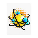 Cartoon Atom postcards