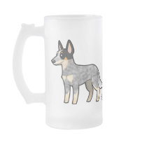 Cartoon Australian Cattle Dog / Kelpie Coffee Mug