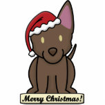 Cartoon Australian Kelpie Christmas Ornament photo sculptures