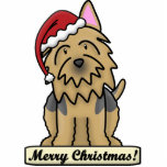 Cartoon Australian Terrier Christmas Ornament photo sculptures