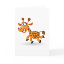 Cartoon baby Giraffe