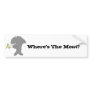Cartoon Baby Shark With Veggies Bumper Sticker