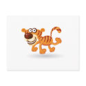 Cartoon baby tiger postcards