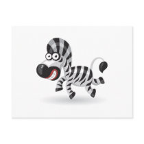 Cartoon baby Zebra