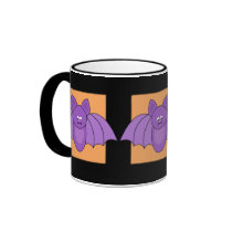 Cartoon Bats Halloween Mug