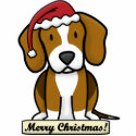 Cartoon Beagle Christmas Ornament photo sculptures