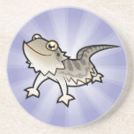 Cartoon Bearded Dragon / Rankin Dragon Coaster