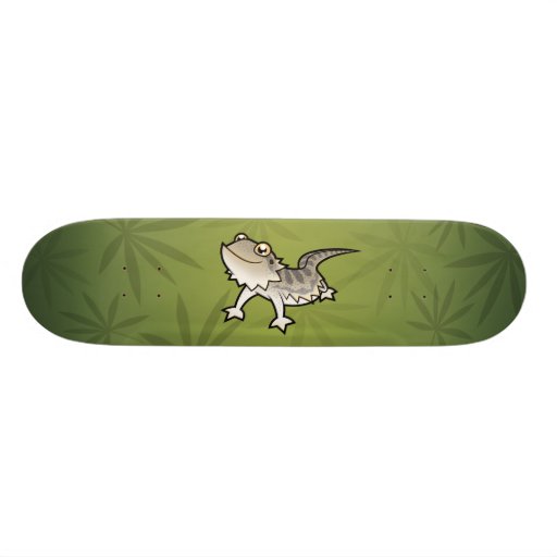 Cartoon Bearded Dragon / Rankin Dragon Custom Skateboard