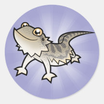 Cartoon Bearded Dragon / Rankin Dragon Stickers
