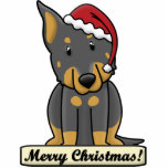 Cartoon Beauceron Christmas Ornament photo sculptures