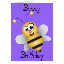 Cartoon Bee Cards