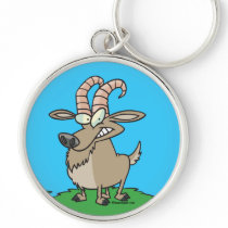 cartoon billy goat key chains