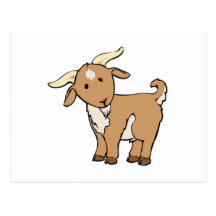 Cartoon Billy Goat Postcards