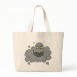 Cartoon Black Cloud Of Smog bags