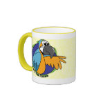 Cartoon Blue & Gold Macaw Mug