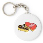 Cartoon Box of Chocolates keychains