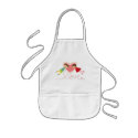 Cartoon Boy and Girl in Love Sweet Valentine Apron