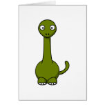 Cartoon brontosaurus cards